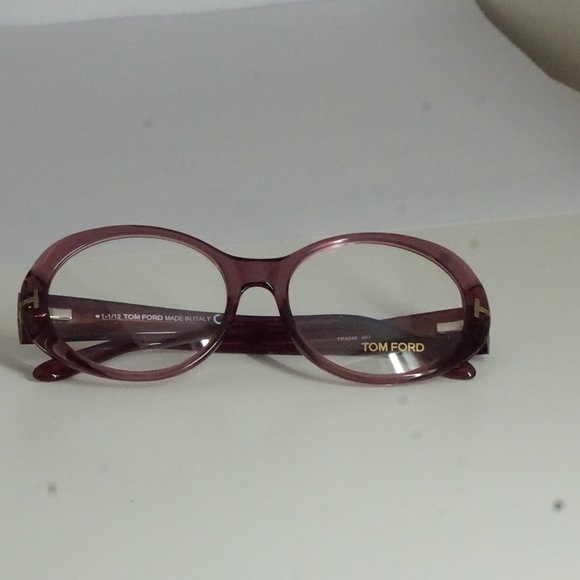 BRAND NEW TOM FORD TF 5246 083 PURPLE AUTHENTIC EYEGLASSES FT 55-17-140 ITALY - Picture 8 of 8